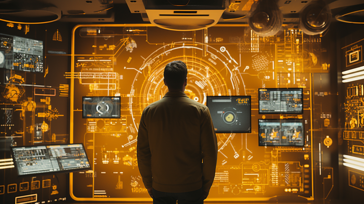 anantikatastatos_project_manager_working_in_a_futuristic_techno_8564713a-e4dd-47f3-a049-362ba3af725b